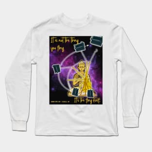 The Fling Itself Piano Trebuchet Poster Long Sleeve T-Shirt